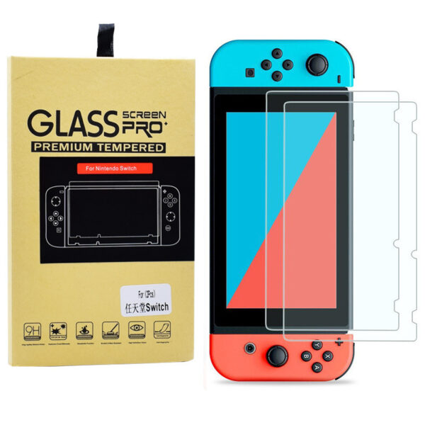 Nintendo Switch Tempered Glass Film Kraft Paper Hardened Packaging Screen Protector - Image 2