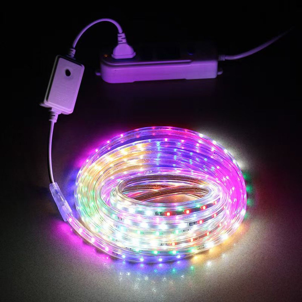 10 m RGB LED Strip Lights — Plug-In