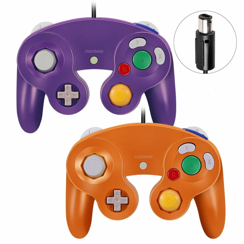 2-Pack Wired GameCube-Style Controllers for GameCube & Wii