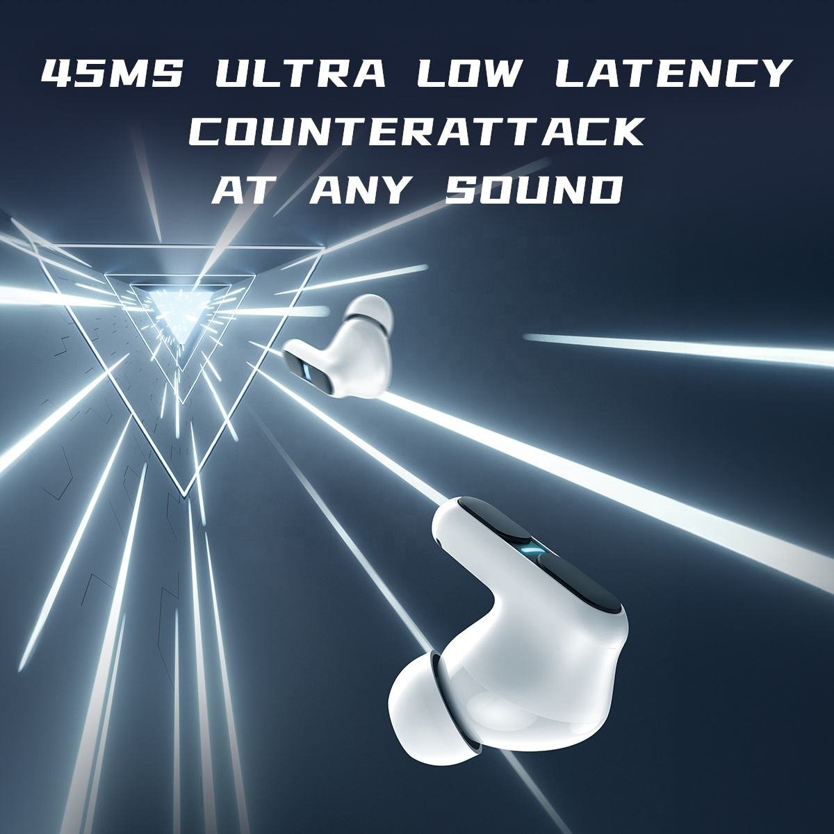 Langsdom Wireless Gaming Earbuds with ENC Mic - Image 5
