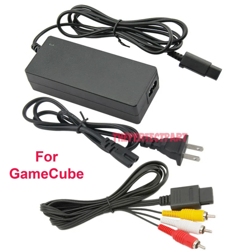 GameCube AC Power Adapter & AV Cable Bundle