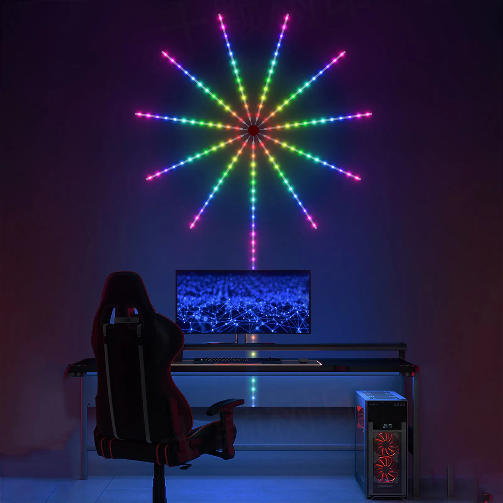 LED Firework Lights with Music Sync - Image 3