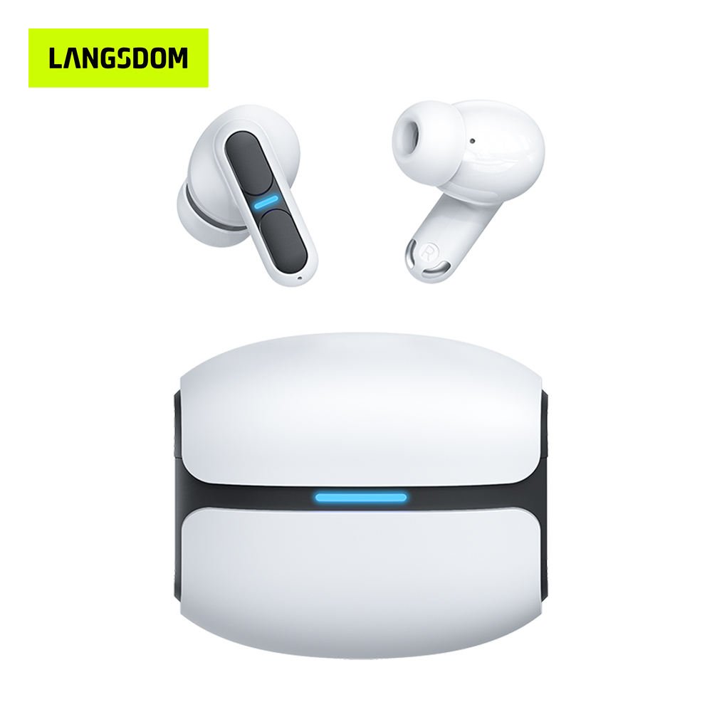 Langsdom Wireless Gaming Earbuds with ENC Mic