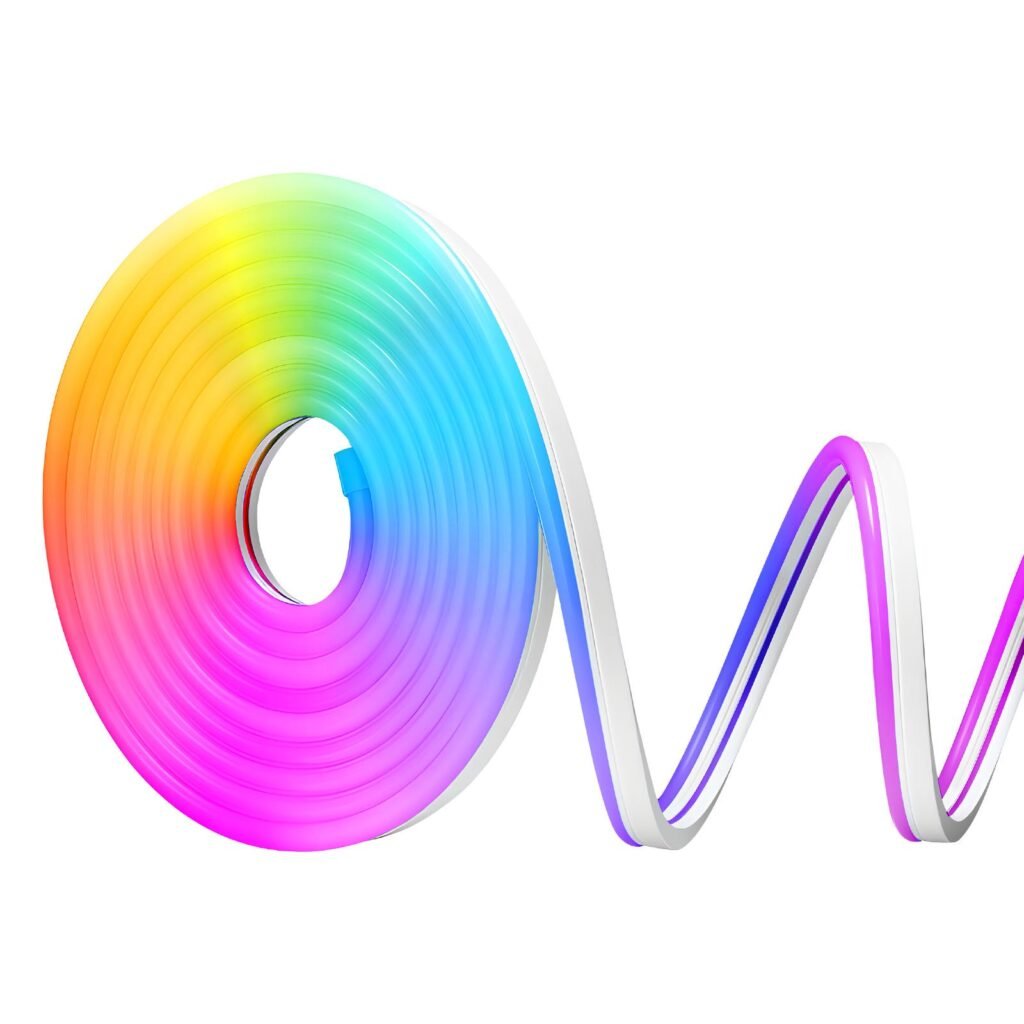 RGB-IC LED Neon Rope Light, 16.4 ft — App & Voice Control