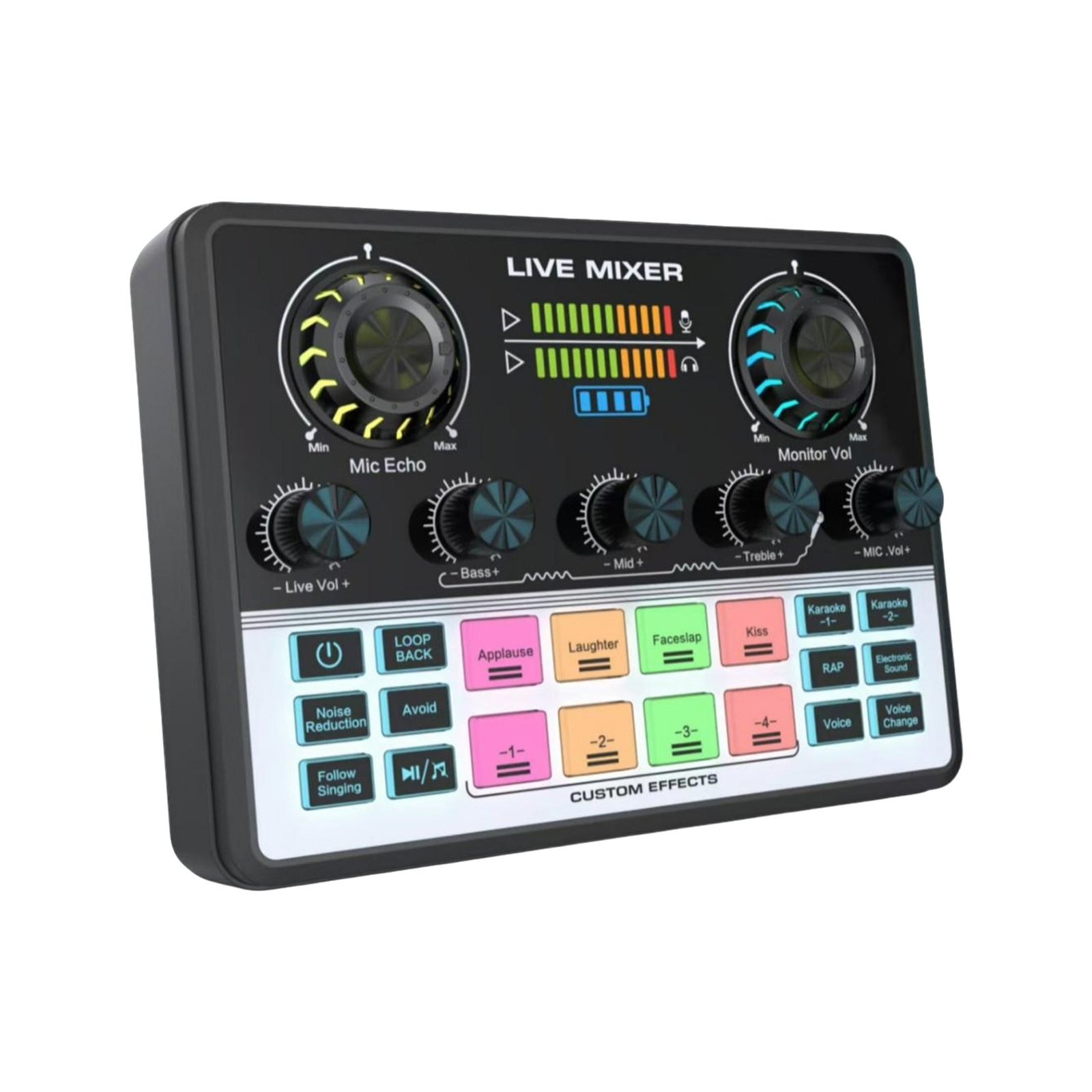 Live Streaming Sound Card Mixer — Rechargeable - Image 2