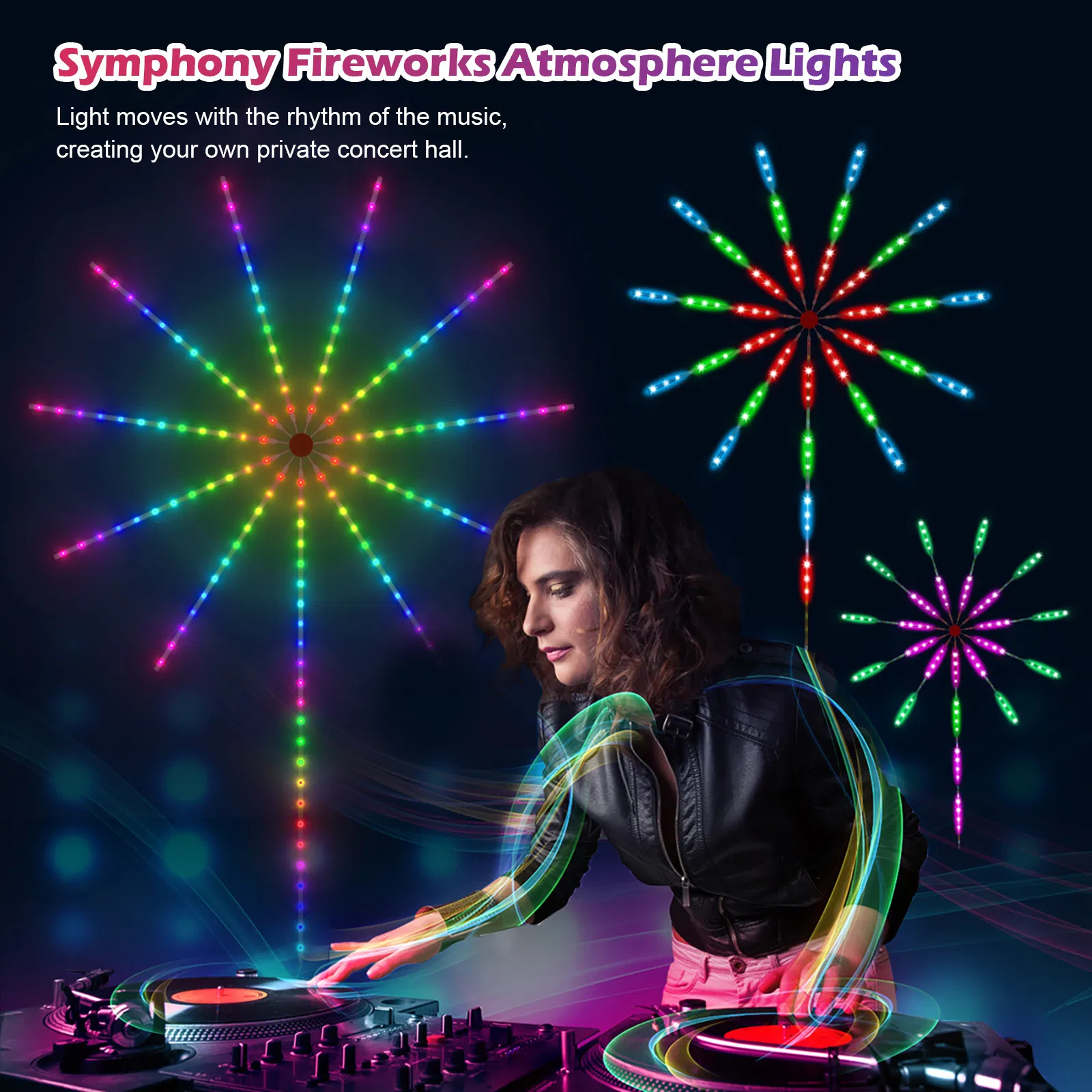 LED Firework Lights with Music Sync - Image 5