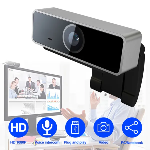 1080p Full HD Autofocus Webcam with Microphone